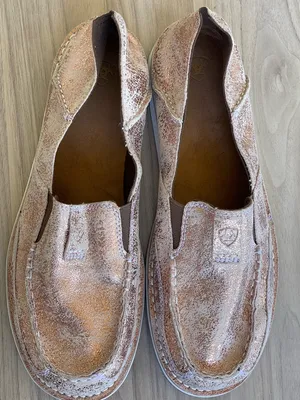 Ariat Tan Leather Slip-On Shoe thumbnail 11