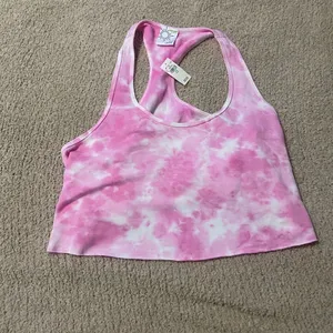 Aerie tie dye crop tank thumbnail 1