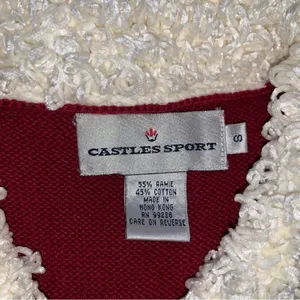 OU SOONER CHRISTMAS VEST Red thumbnail 2
