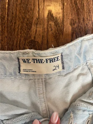 Free People Jean Shorts thumbnail 6