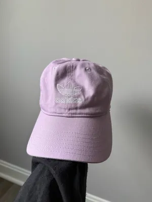 Adidas Women's Originals Trefoil Relaxed Adjustable Casual Active Hat Lavender thumbnail 7
