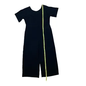 Everlane Black‎ Minimalist Wide Leg Cropped Jumpsuit Capsule Wardrobe 8 thumbnail 5