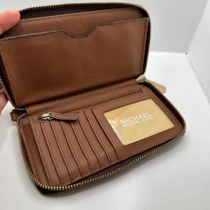 MICHAEL KORS Brown Signature Jet Set Wallet thumbnail 11