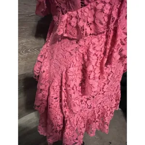 NBD Revolve Lace Mini Dress V-Neck Pink Halter Back Party Prom Cocktail thumbnail 5