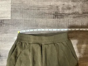 HALARA High Waisted Pocket Straight Leg Baggy Mop Corduroy Pants - Sea Turtle thumbnail 7