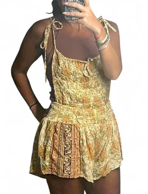 Free people summer romper sz small thumbnail 2