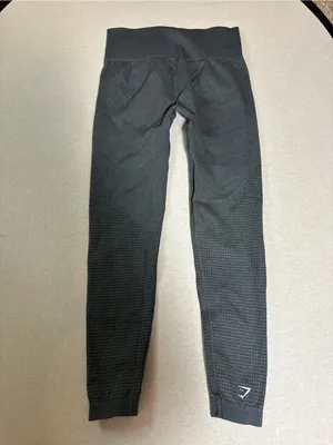 Gymshark Vital Seamless Leggings Large Grey l High Rise Workout Pant thumbnail 3