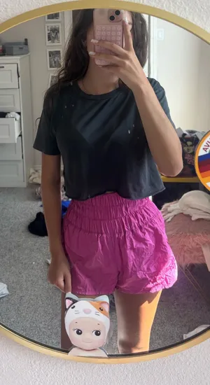 free people shorts high rise thumbnail 1