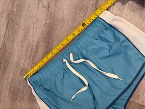 Victoria's Secret PINK Y2K Blue & White Athletic Shorts Size Small thumbnail 4