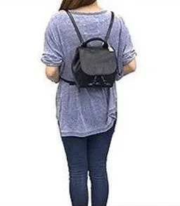 COACH Black Pebbled Leather Derby Backpack F1821 F59819 Daypack thumbnail 1