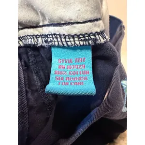 Tahiti Reef Club Martini Glass Embroidered Wide Leg Capri Pants Blue Size 8 thumbnail 5