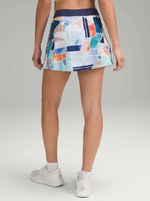 Lululemon Peek Pleat High-Rise Tennis Skirt Shadow Court Multi / Night Sea 4 thumbnail 2