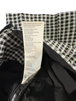 Anthropologie Maeve Gingham Capri Pants Women’s 4 High Rise Cropped Stretch thumbnail 5