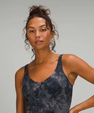 Lululemon Align Tank Top Diamond Dye Lunar Rock True Navy thumbnail 3