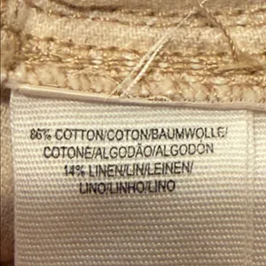 Free People we the free cotton linen blend‎ pants Cream High-Waisted Pants 27 thumbnail 6
