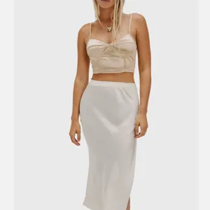 NWT Free People Casino Royal Underwire Satin Bra Top X-Large, LATTE CASINO thumbnail 4