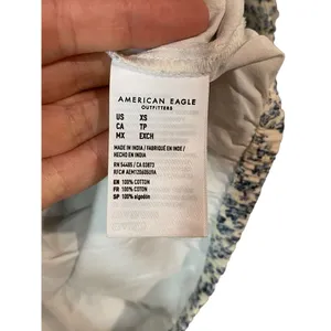American Eagle Outfitters Floral One Shoulder Crop Top 100% Cotton Size‎ XS thumbnail 7