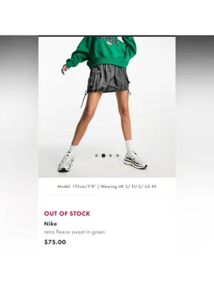 Nike Oversized Retro Crewneck Sweatshirt thumbnail 6
