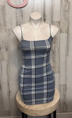 Windsor plaid mini dress size small thumbnail 1