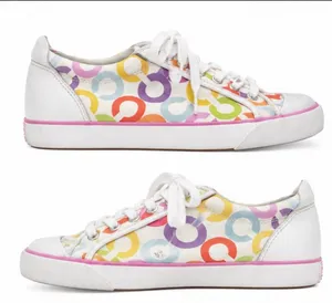 Multicolor Circle Print Women's Low thumbnail 1