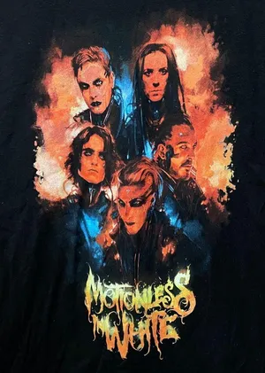 Motionless in White Rock Band Tshirt size Extra Large thumbnail 2