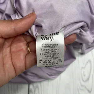 Revolve Lavender Vneck Bodycon Rouched mini dress Medium thumbnail 7