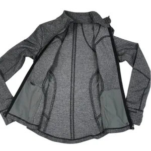 LULULEMON Forme Coco Pique Jacket Sz 8 Black Stretch Athletic Outdoor Yoga Gym thumbnail 8