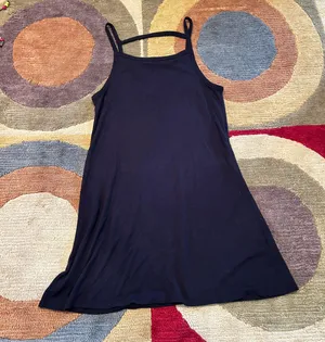 Garage Clothing Black Sleeveless Cage Back Cutout Stretchy Dress Sundress Medium thumbnail 1
