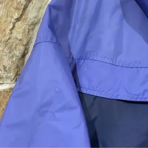 Vintage Purple Columbia Long Thin Lightweight Windbreaker Jacket w Logo Spellout thumbnail 6
