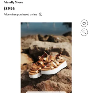 Platform sandals by Nest brand sneak print 1.5 inch high super cute thumbnail 3