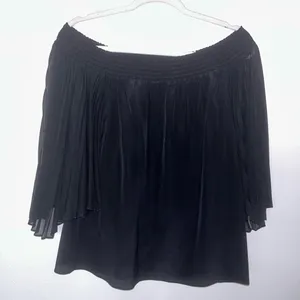 Alice + Olivia Silk Flowy Blouse‎ Black Size S/P thumbnail 1