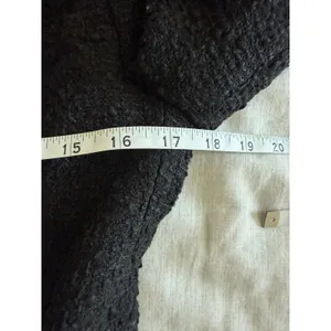 Zara Tweed Tailored Blazer Women Size S Black Double Breasted Gold Button NWT thumbnail 9