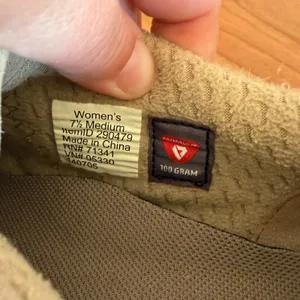 LL Bean Storm Chaser Suede‎ Slip On Shoes Tan Primaloft 290479 Womens 7.5 M thumbnail 6