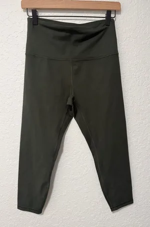ZOBHA High-Waist Olive Green Leggings Size Medium thumbnail 1