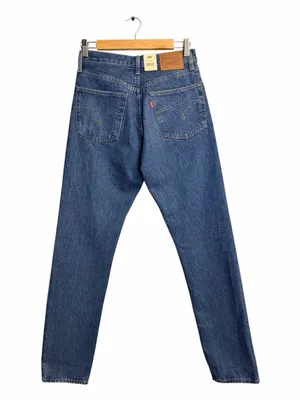 Levi's Women’s 501 Straight Leg Denim Jeans in Medium Blue Wash 26x32 NWT thumbnail 4