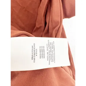 Aritzia Wilfred Saturn Mini Dress Size XS Brown Wrap Stretch Preppy Minimalist thumbnail 7