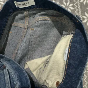 Moussy Vintage‎ Warren Skinny Blue Jeans Raw Hem Size 24 Designer Minimalist thumbnail 6