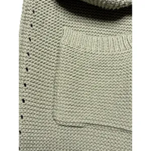 POL Oversized Chunky Open Cardigan Sage Green Lantern Sleeve Sweater size Small thumbnail 11