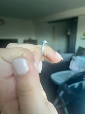 Macy's Diamond Heart Promise Ring thumbnail 3