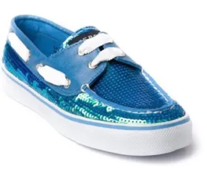 NWOB Sperry Topsider Blue Sequin Shoes thumbnail 1