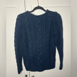 L.L. Bean Heritage Cotton Cableknit Fisherman Sweater thumbnail 8