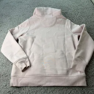 Carhartt Relaxed Fit Hoodie Sweatshirt Light Pink Women Large 12-14 Logo Patch thumbnail 2