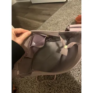 Oriflame Sweden Mauve Vegan Leather Shoulder Baguette Bag thumbnail 2