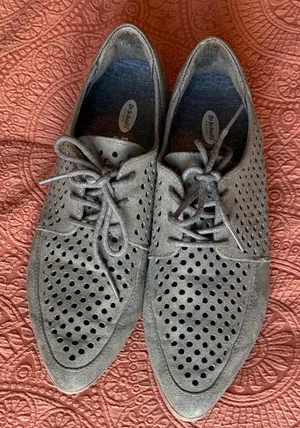 Dr.Scholls Equalchop Olive Green Oxfords Size 7.5 thumbnail 1