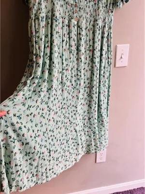 Reborn J Sunday Morning Dress Mint Floral Size 3X thumbnail 5