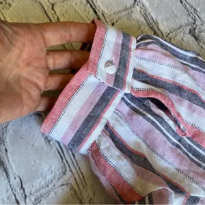 Laundry by Shelli Segal Linen Blend Crop Top thumbnail 3