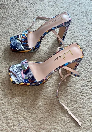 Lulus Platform Ankle Strap High Heel Sandals thumbnail 3