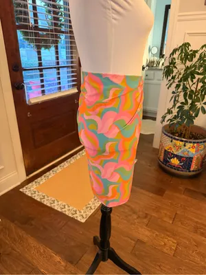 Show Me Your MuMu Disco Barbie Tie-Front Swim Sarong thumbnail 6