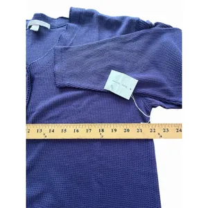 Victoria's Secret Waffle Knit Pajama Set Flannel Medium Purple Cozy New #FFF8-4 thumbnail 5