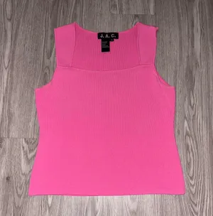 J.A.C Pink Vintage Tank Top thumbnail 1